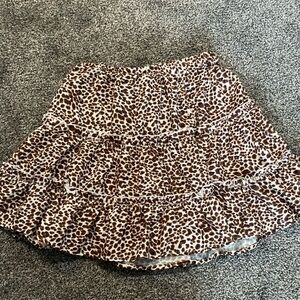 Leopard skirt